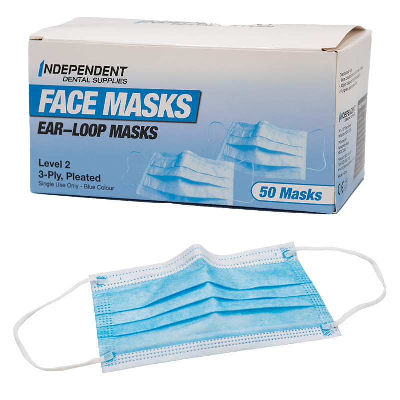 Face Masks - Earloop - Level 2 **BUY 5 GET 1 FREE, BUY 30 GET 10 FREE**