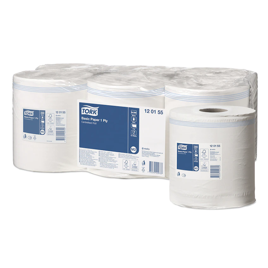 Basic Paper  1 Ply - Mini Centrefeed Roll - M1 (M-Tork Universal Recycled)