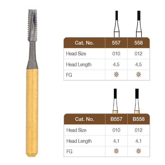 Cross Cut Fissure Burs