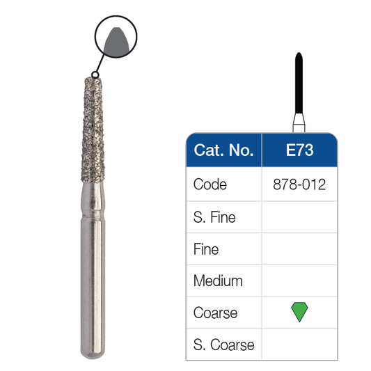 FG Diamond Burs - Torpedo Cylinder **BUY 5 GET 1 FREE **